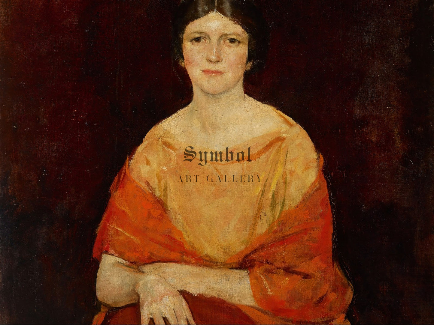 Young Woman in Yellow by Charles Webster Hawthorne 1922, Wall Art Print, Fine Art Reproduction, Museum Quality Decor, Poster