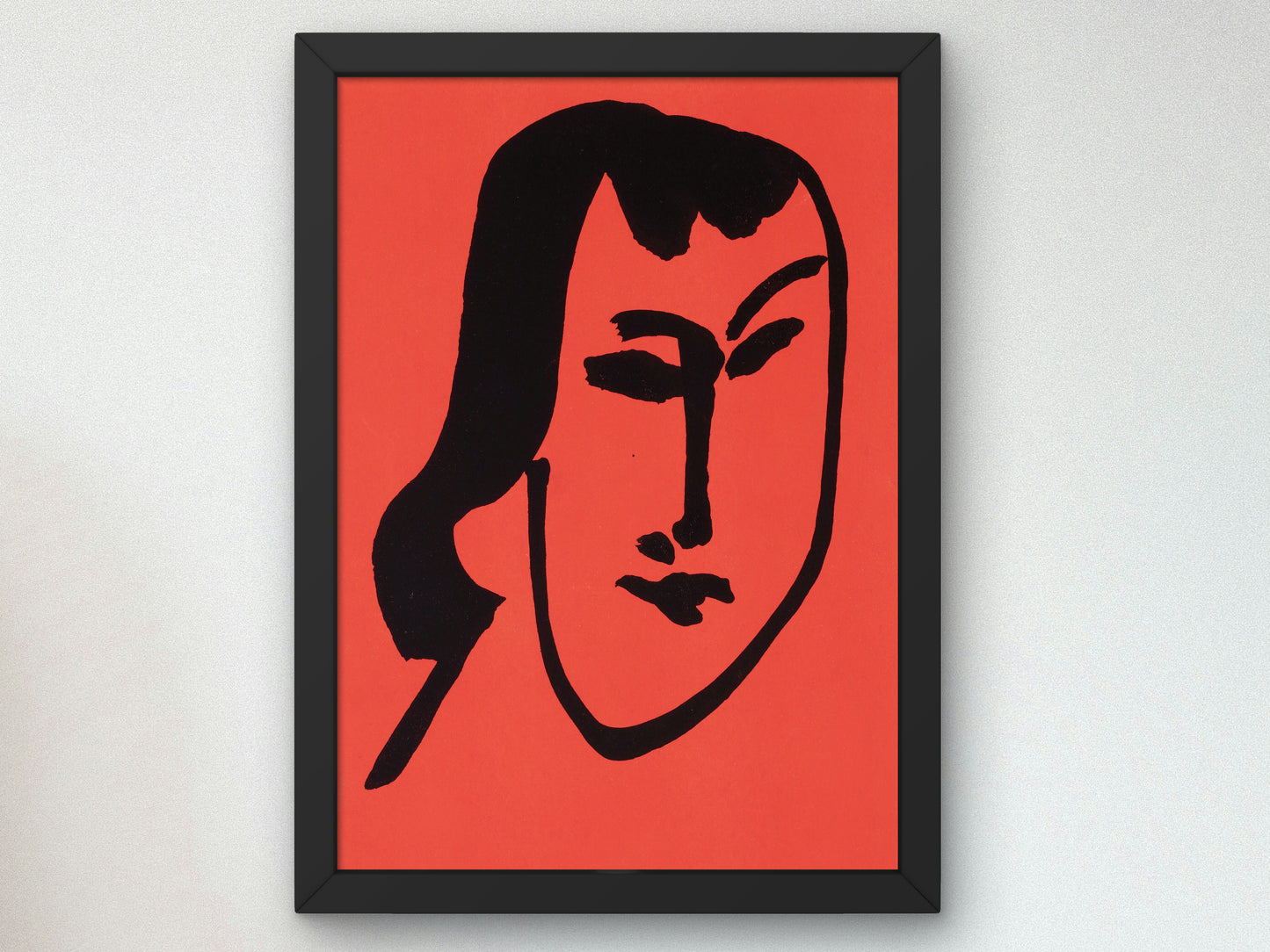Tête by Henri Matisse 1951, Wall Art Print, Fine Art Reproduction, Museum Quality Decor, Poster