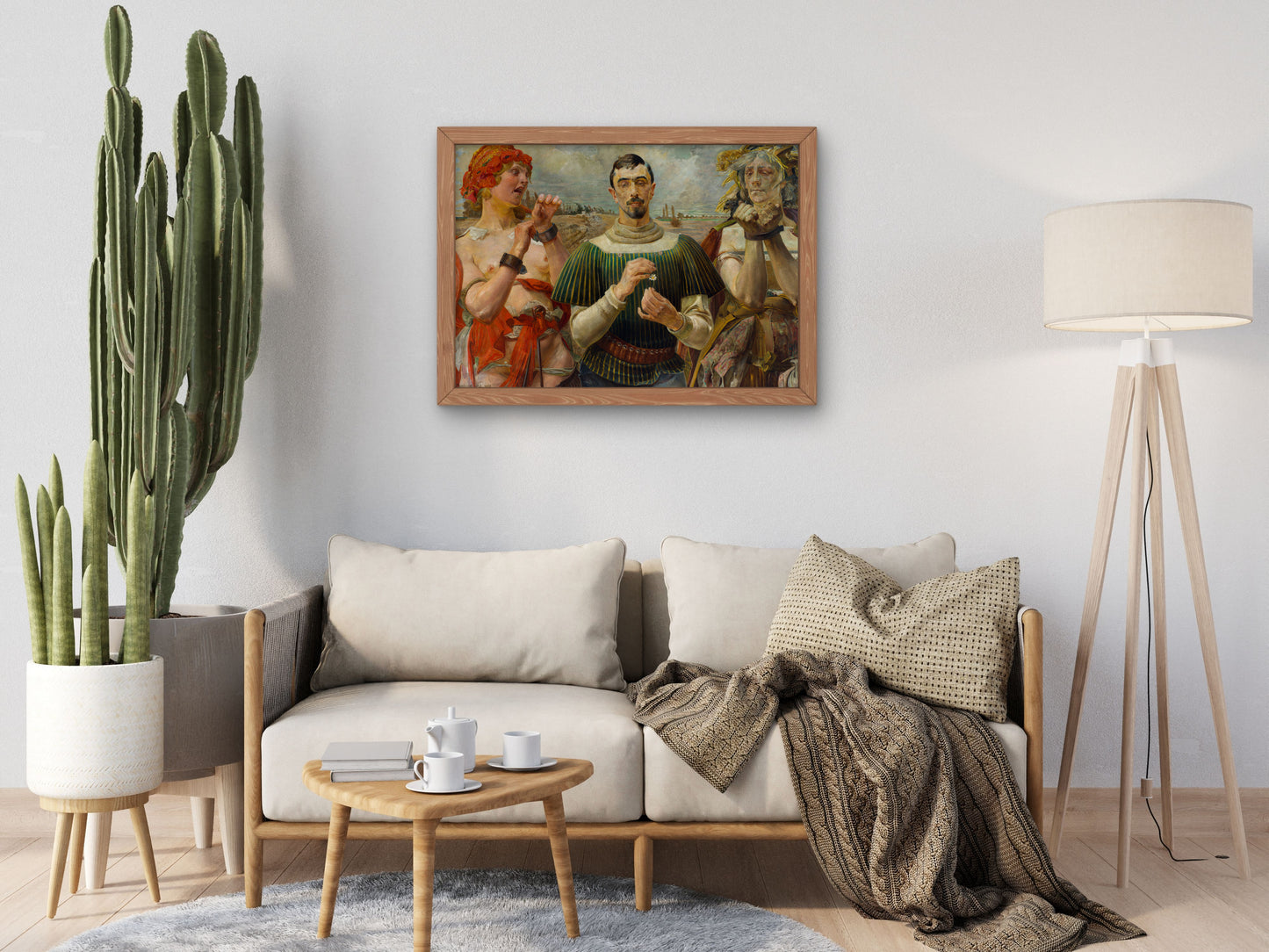 Polish Hamlet by Jacek Malczewski 1903, Wall Art Print, Fine Art Reproduction, Museum Quality Decor, Poster