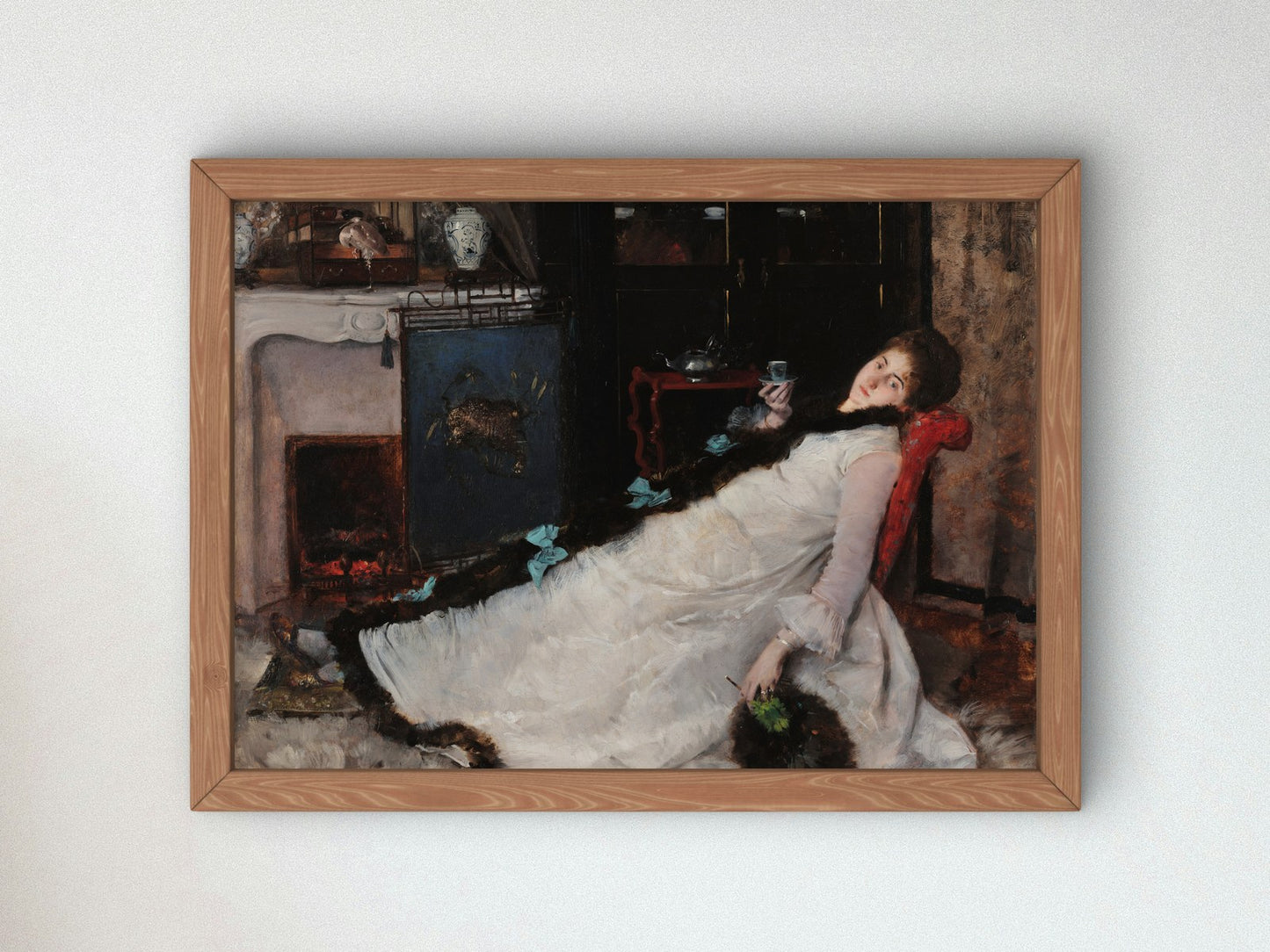 Resting by Ernest Ange Duez 1891, Wall Art Print, Fine Art Reproduction, Museum Quality Decor, Poster