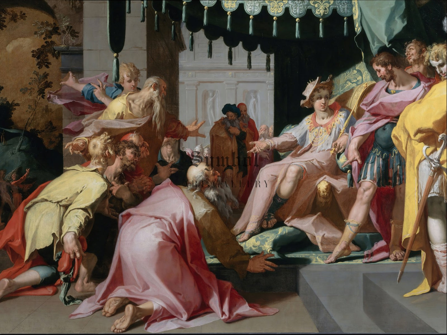 Joseph and His Brothers by Abraham Bloemaert 1595, Wall Art Print, Fine Art Reproduction, Museum Quality Decor, Poster