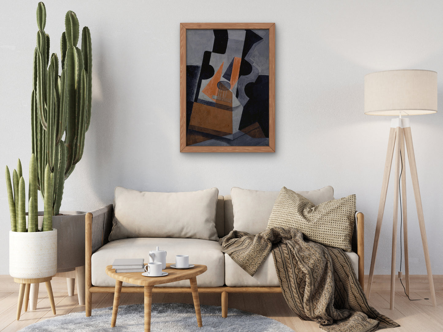 The Guitar by Juan Gris 1916, Wall Art Print, Fine Art Reproduction, Museum Quality Decor, Poster