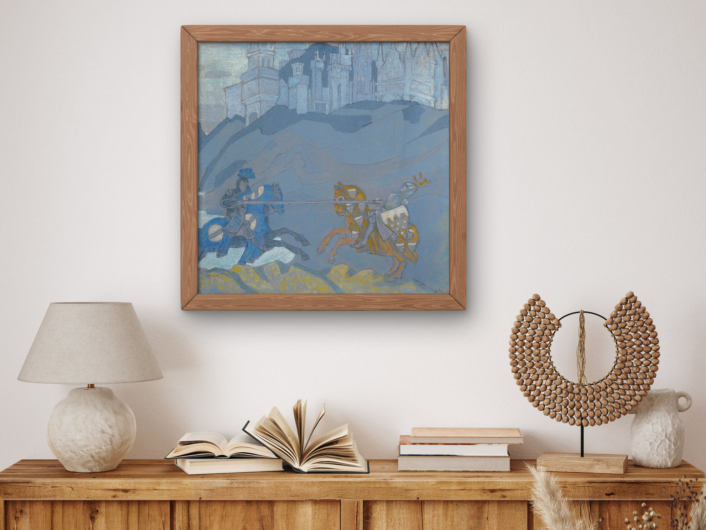 The Duel by Nicholas Roerich, Wall Art Print, Fine Art Reproduction, Museum Quality Decor, Poster