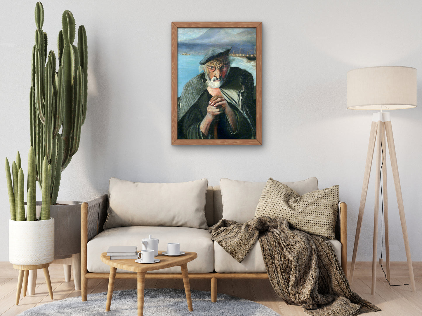 Old Fisherman by Tivadar Csontváry Kosztka 1902, Wall Art Print, Fine Art Reproduction, Museum Quality Decor, Poster