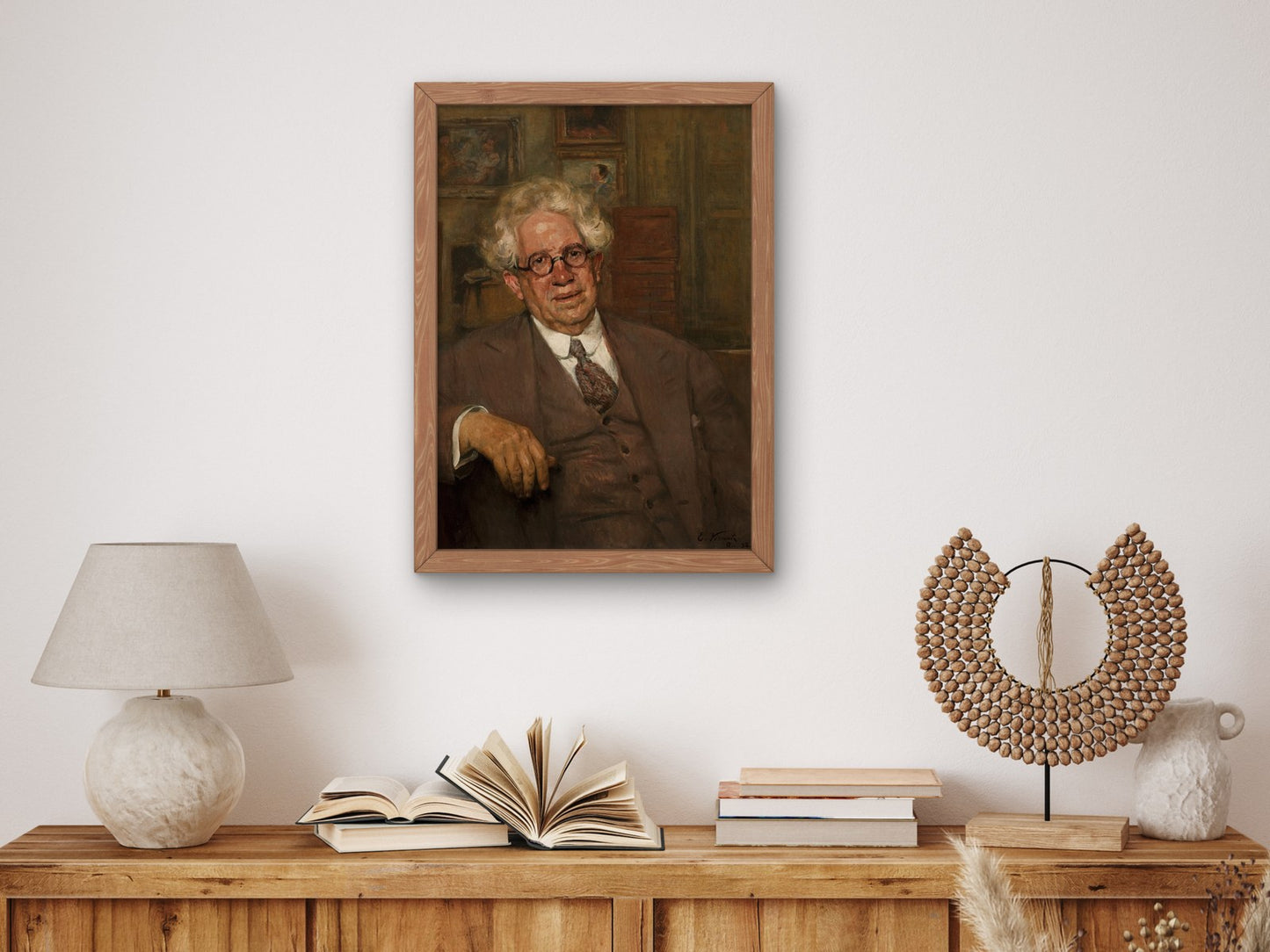 Portrait of José da Silva Brandão by Eliseu Visconti 1932, Wall Art Print, Fine Art Reproduction, Museum Quality Decor, Poster