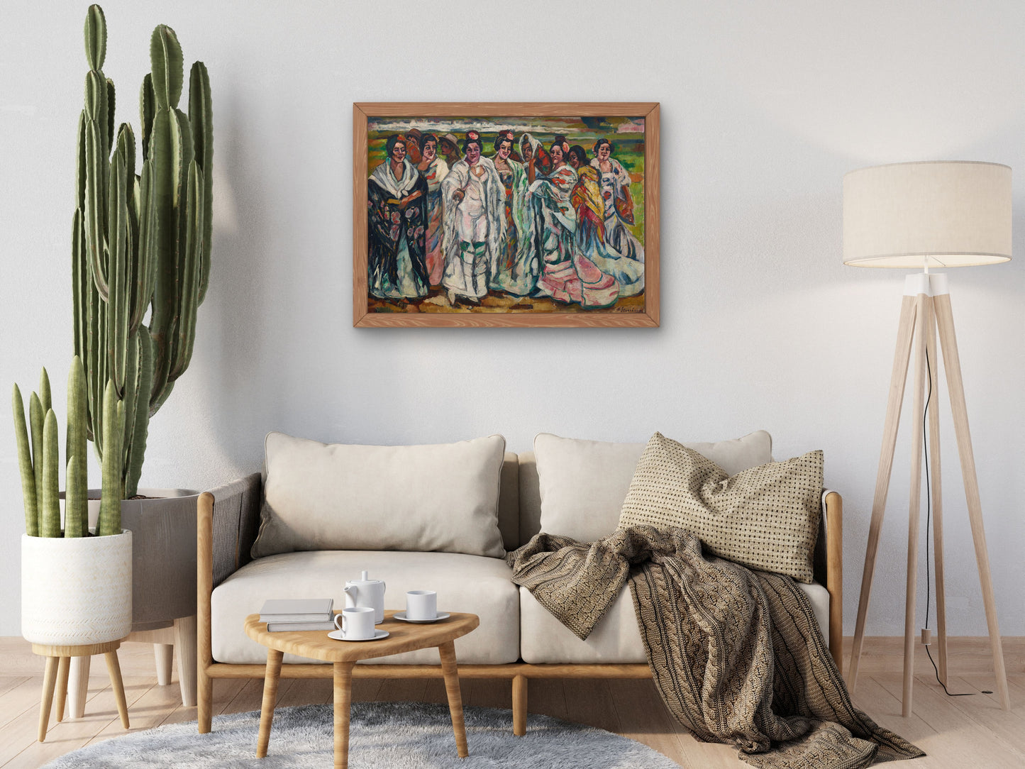 Women in the Countryside by Francisco Iturrino, Wall Art Print, Fine Art Reproduction, Museum Quality Decor, Poster
