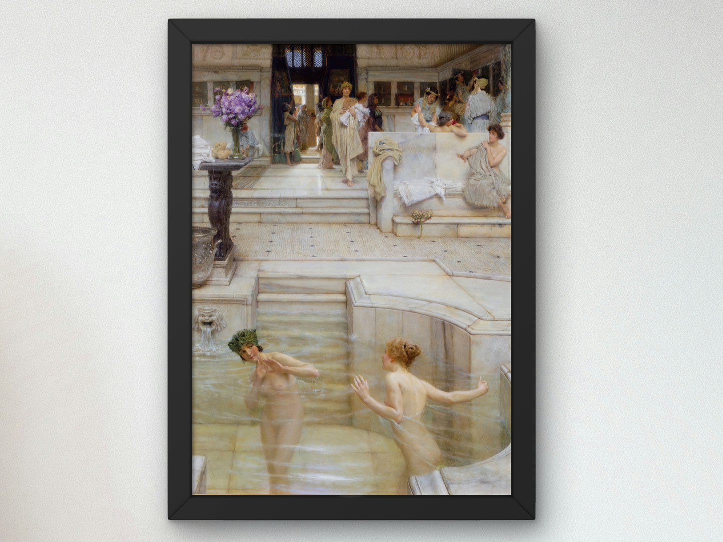 A Favourite Custom by Lawrence Alma Tadema 1909, Wall Art Print, Fine Art Reproduction, Museum Quality Decor, Poster