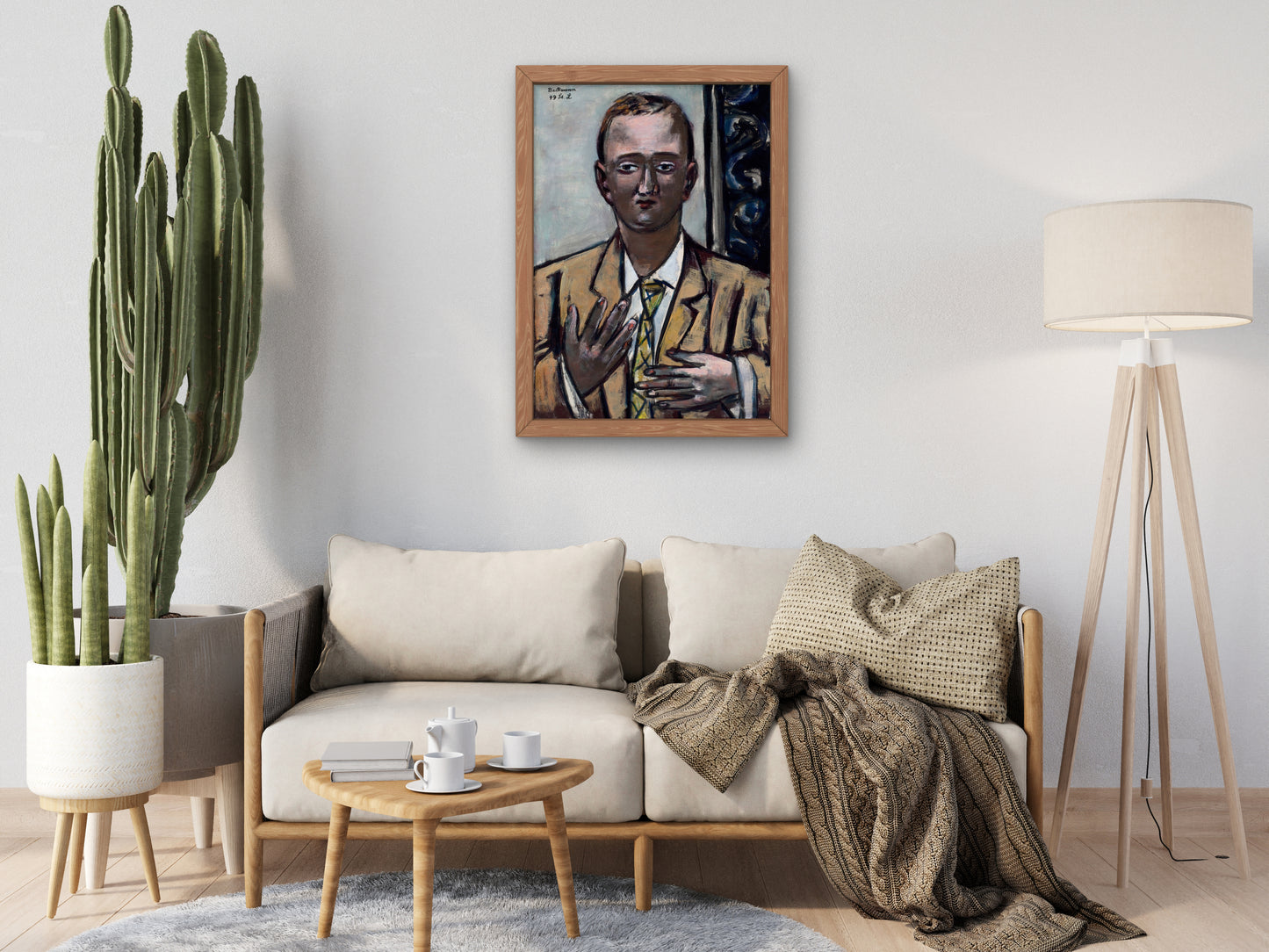Portrait of Morton D. May by Max Beckmann 1949, Wall Art Print, Fine Art Reproduction, Museum Quality Decor, Poster