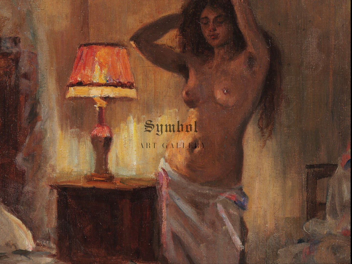 Nu estudo by Dario Villares Barbosa 1916, Wall Art Print, Fine Art Reproduction, Museum Quality Decor, Poster