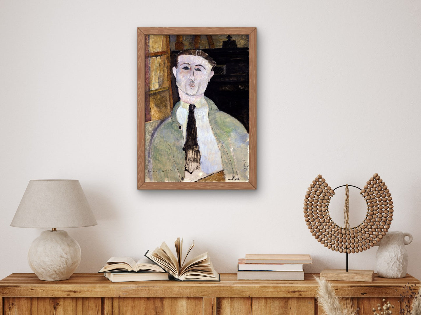 Paul Guillaume by Amedeo Modigliani 1915, Wall Art Print, Fine Art Reproduction, Museum Quality Decor, Poster