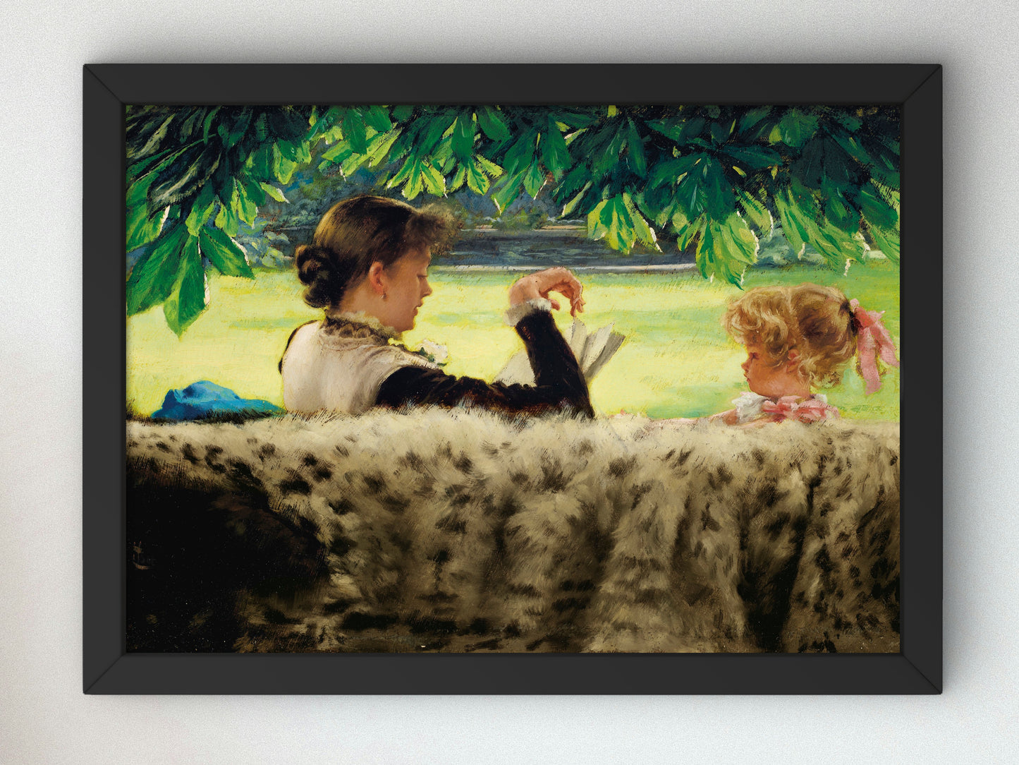 The Tale by James Tissot 1880, Wall Art Print, Fine Art Reproduction, Museum Quality Decor, Poster