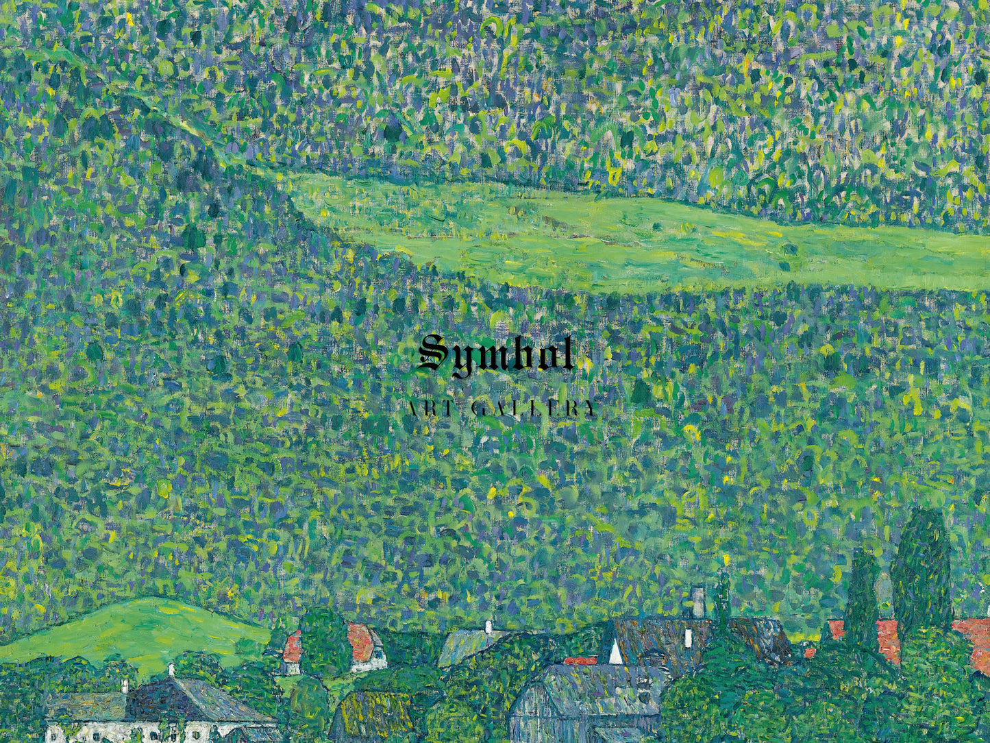 Litzlberg am Attersee by Gustav Klimt 1914, Wall Art Print, Fine Art Reproduction, Museum Quality Decor, Poster