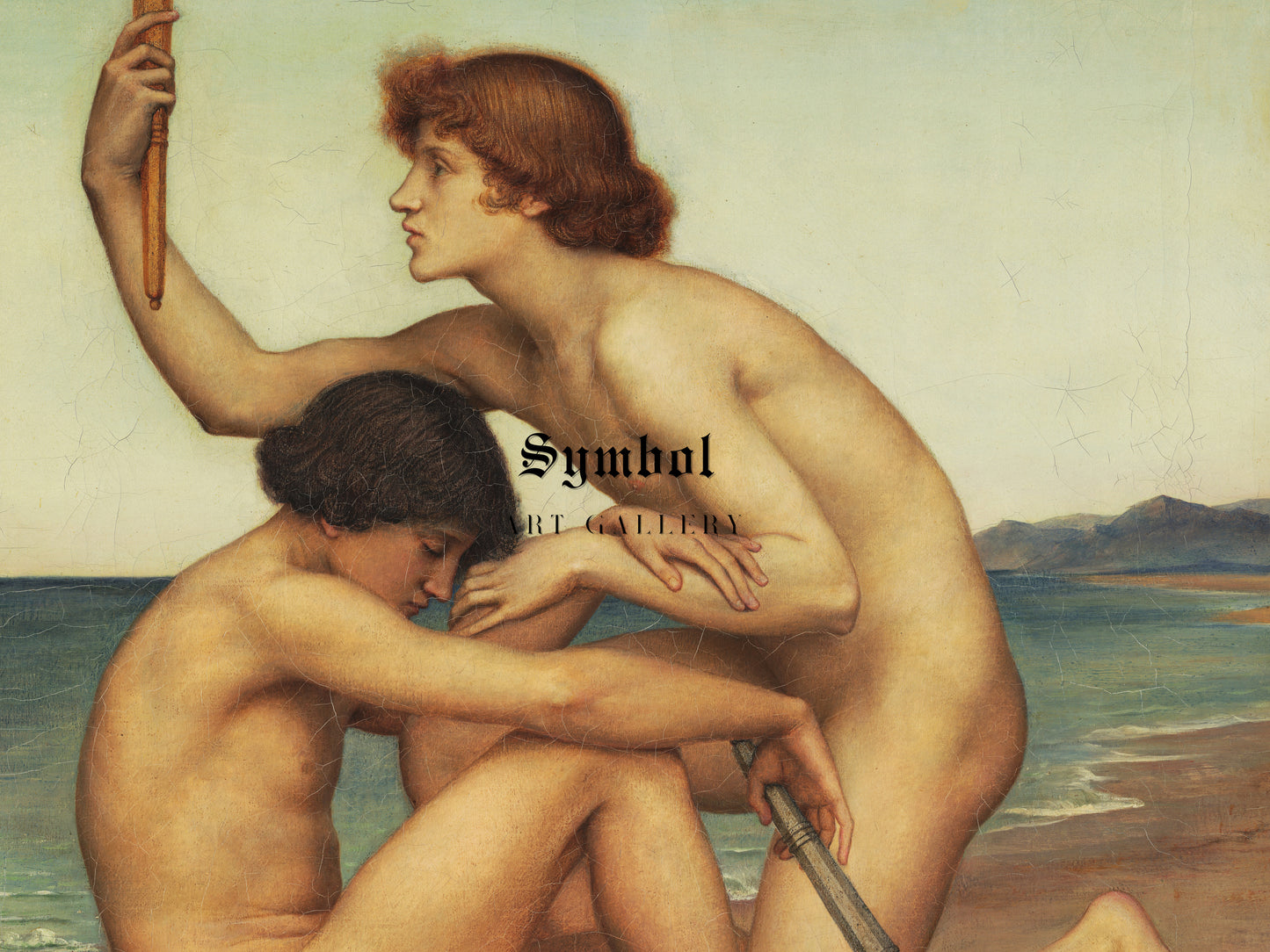 Phosphorus and Hesperus by Evelyn De Morgan 1881, Wall Art Print, Fine Art Reproduction, Museum Quality Decor, Poster