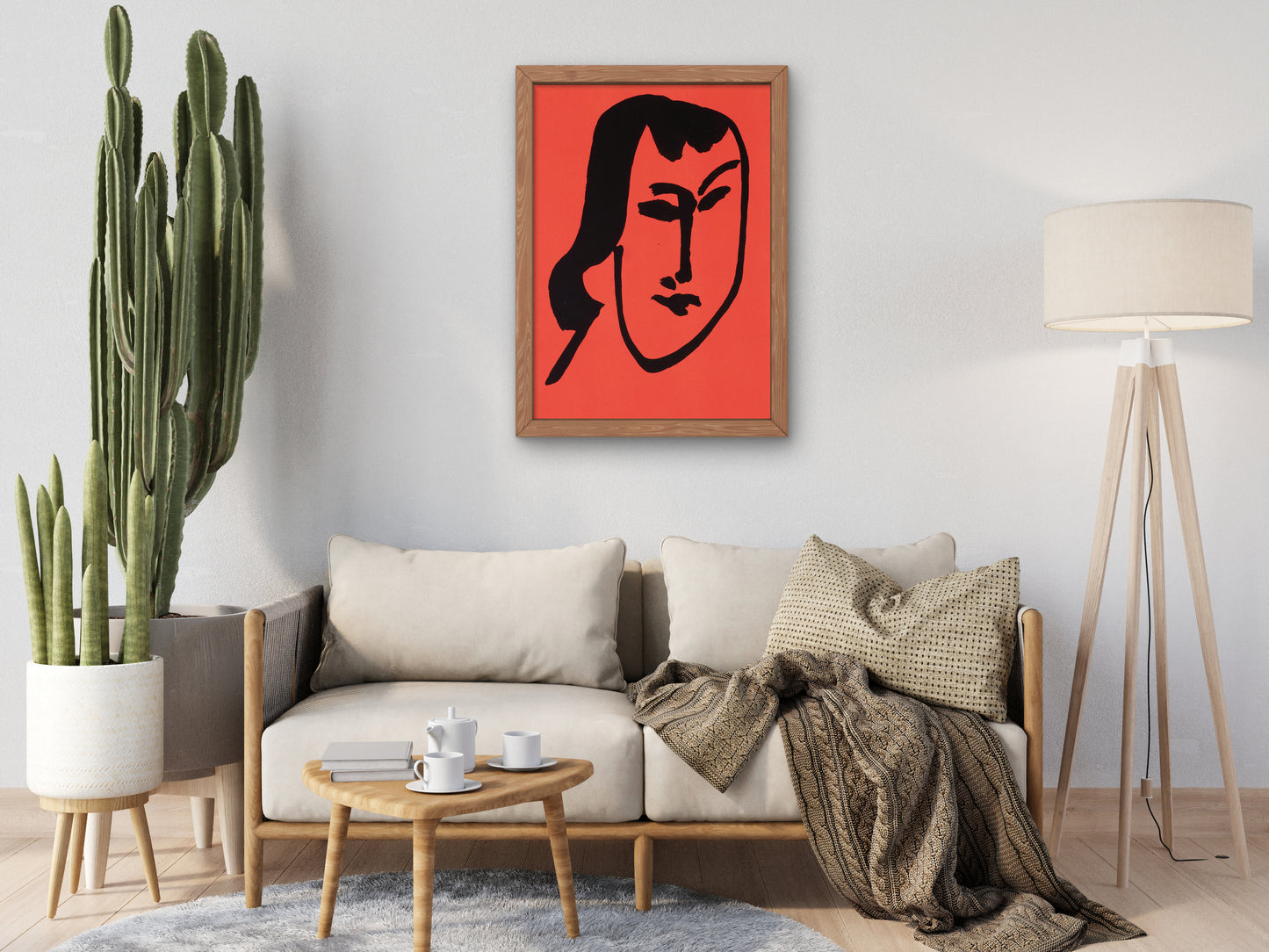 Tête by Henri Matisse 1951, Wall Art Print, Fine Art Reproduction, Museum Quality Decor, Poster