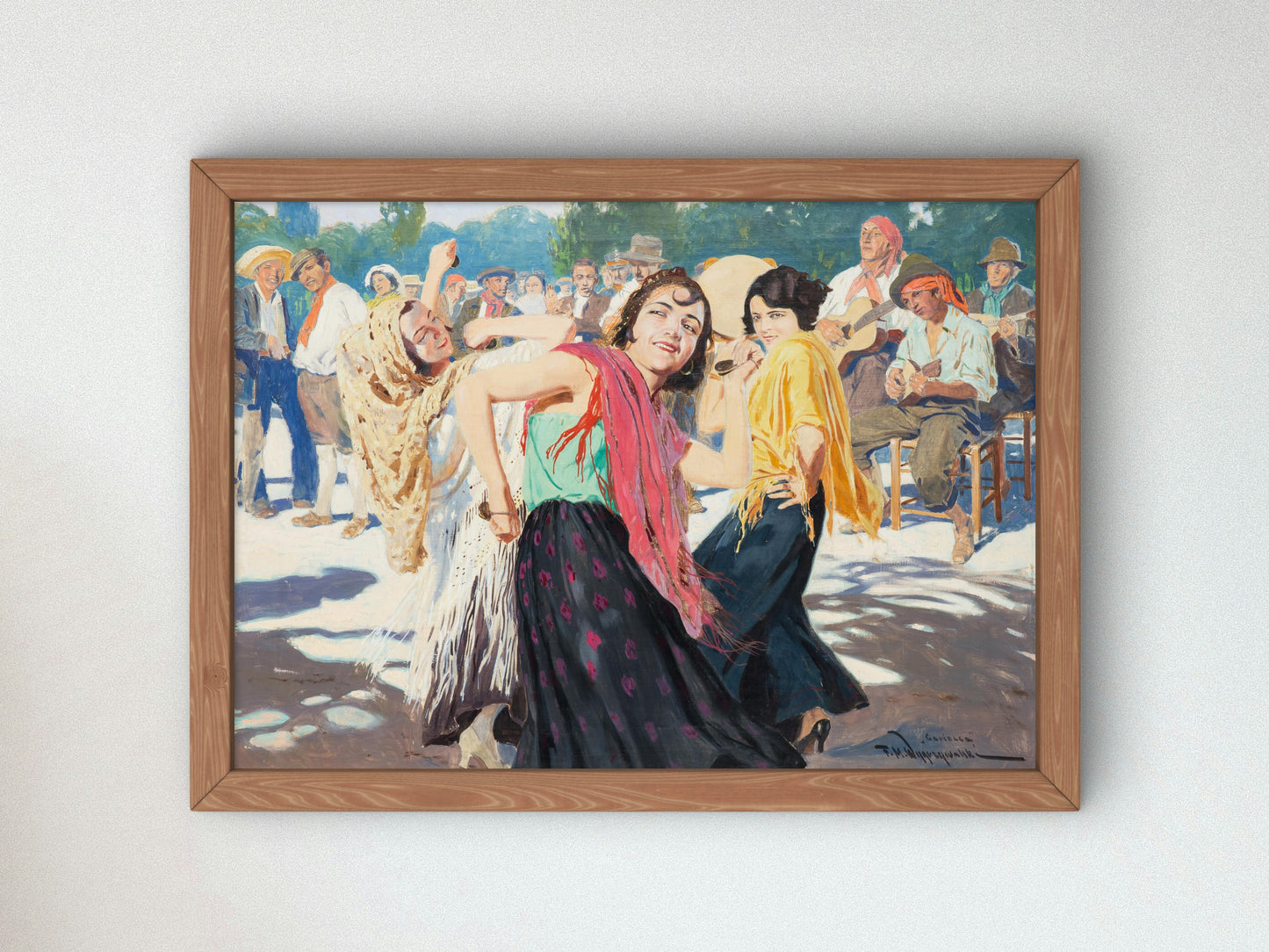 Dance in the Southern Sun Cariocca by Feliks Michał Wygrzywalski, Wall Art Print, Fine Art Reproduction, Museum Quality Decor, Poster