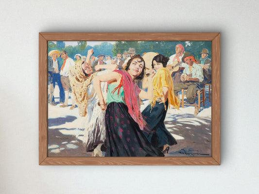 Dance in the Southern Sun Cariocca by Feliks Wygrzywalski, Wall Art Print, Fine Art Reproduction, Museum Quality Decor, Poster