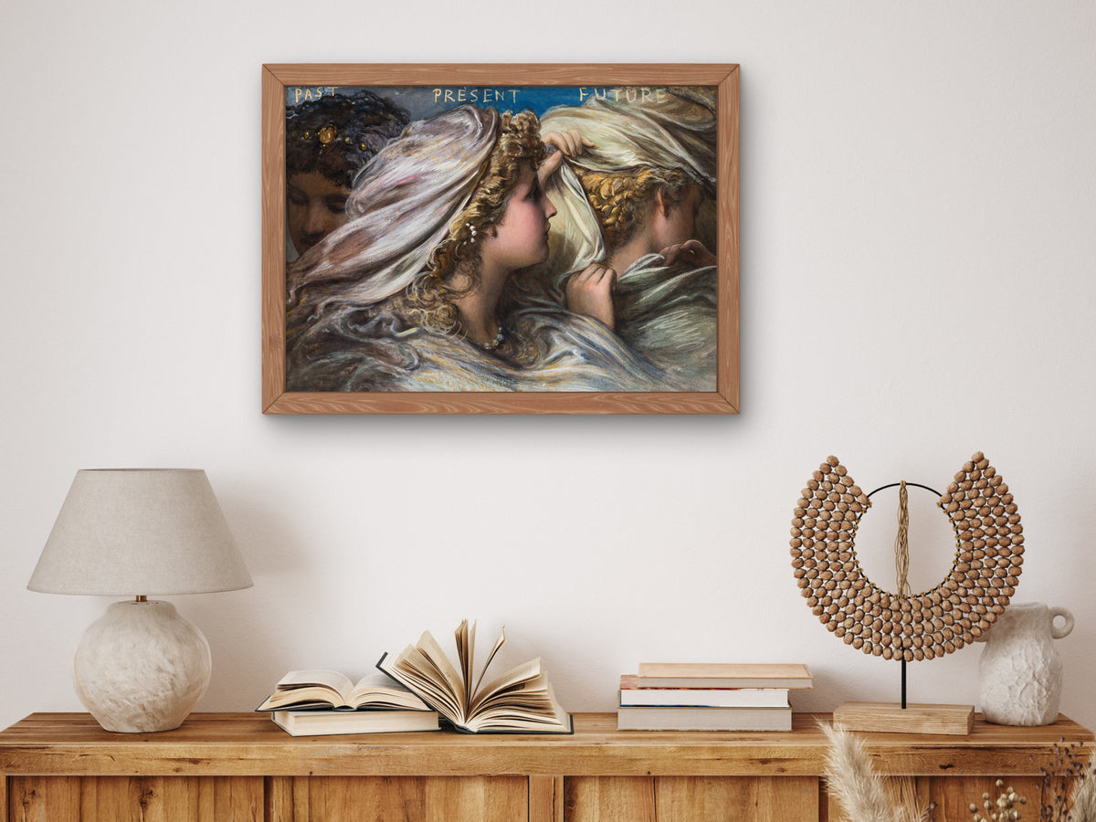 The Fates by Egron Lundgren, Wall Art Print, Fine Art Reproduction, Museum Quality Decor, Poster