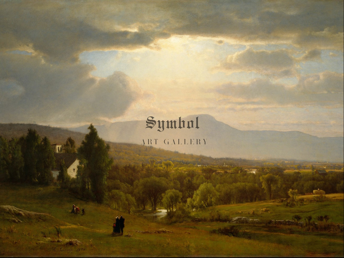 Catskill Mountains by George Inness 1870, Wall Art Print, Fine Art Reproduction, Museum Quality Decor, Poster