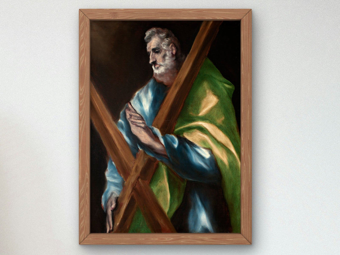 Saint Andrew by El Greco 1610, Wall Art Print, Fine Art Reproduction, Museum Quality Decor, Poster