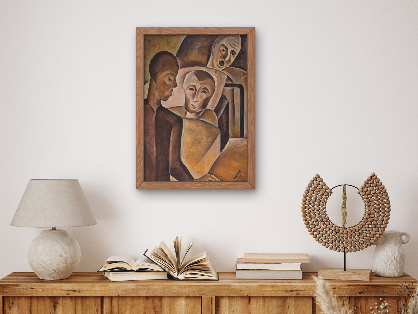 Three Madmen by Jindřich Štyrský 1921, Wall Art Print, Fine Art Reproduction, Museum Quality Decor, Poster