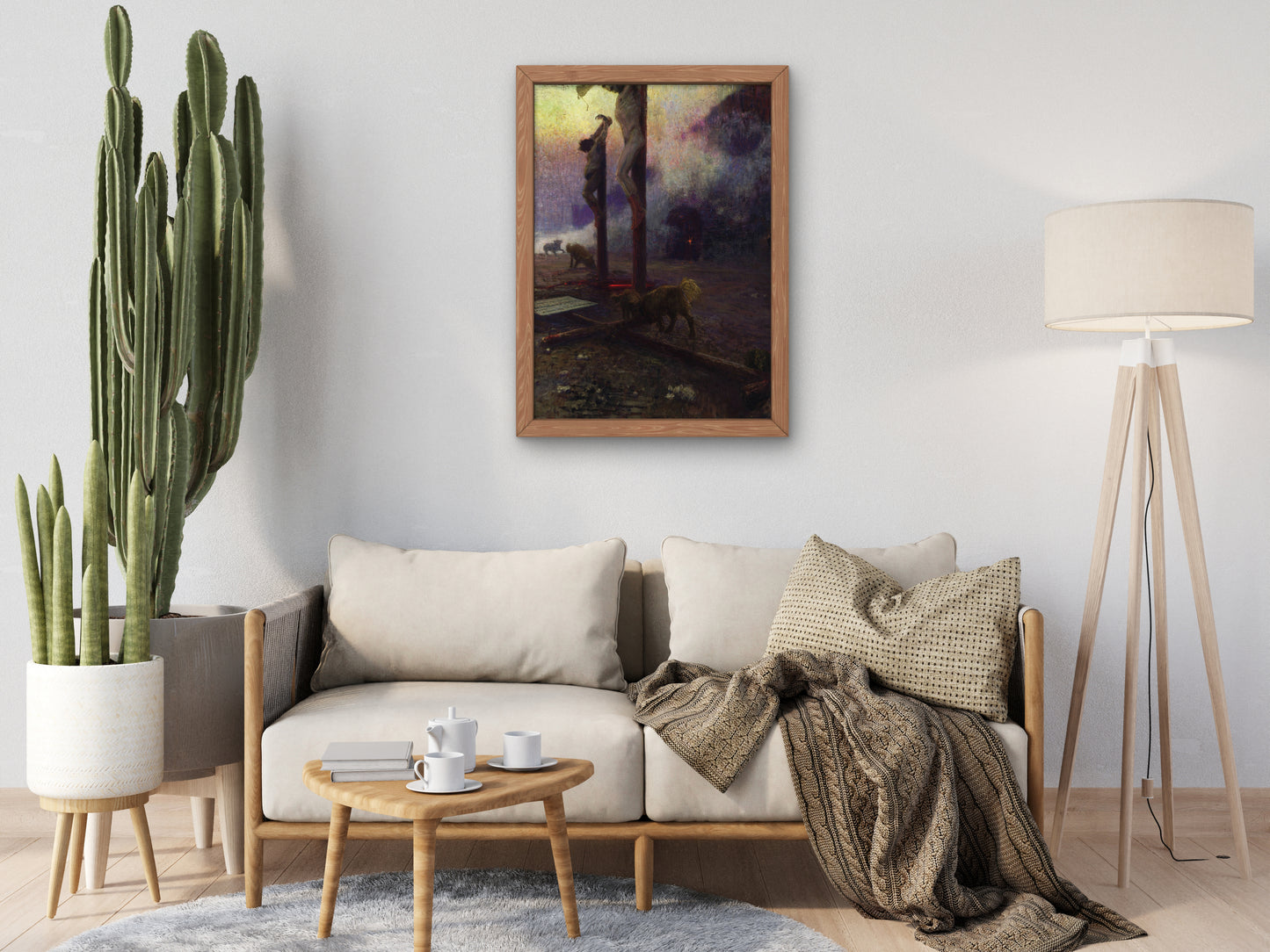 Golgotha by Ilya Efimovich Repin 1922, Wall Art Print, Fine Art Reproduction, Museum Quality Decor, Poster
