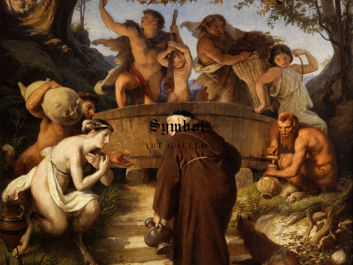 St. Bartholomew by Eduard Julius Friedrich Bendemann, Wall Art Print, Fine Art Reproduction, Museum Quality Decor, Poster