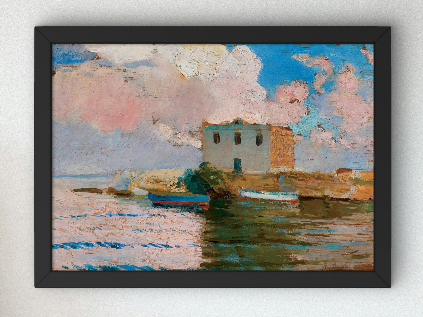Taormina Clouds by Feliks Michał Wygrzywalski, Wall Art Print, Fine Art Reproduction, Museum Quality Decor, Poster