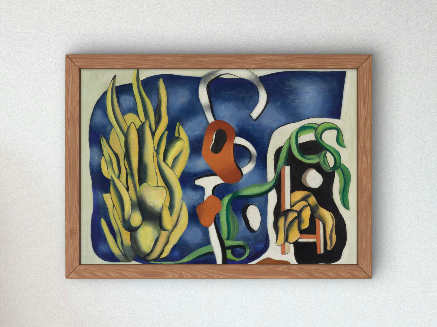The Yellow Plant by Fernand Léger 1937, Wall Art Print, Fine Art Reproduction, Museum Quality Decor, Poster