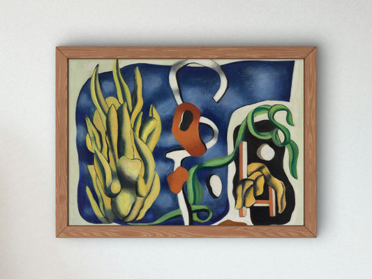 The Yellow Plant by Fernand Léger 1937, Wall Art Print, Fine Art Reproduction, Museum Quality Decor, Poster