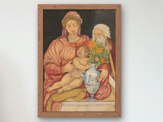 The Holy Family by Unknown Northern European, circa 1620 1620, Wall Art Print, Fine Art Reproduction, Museum Quality Decor, Poster