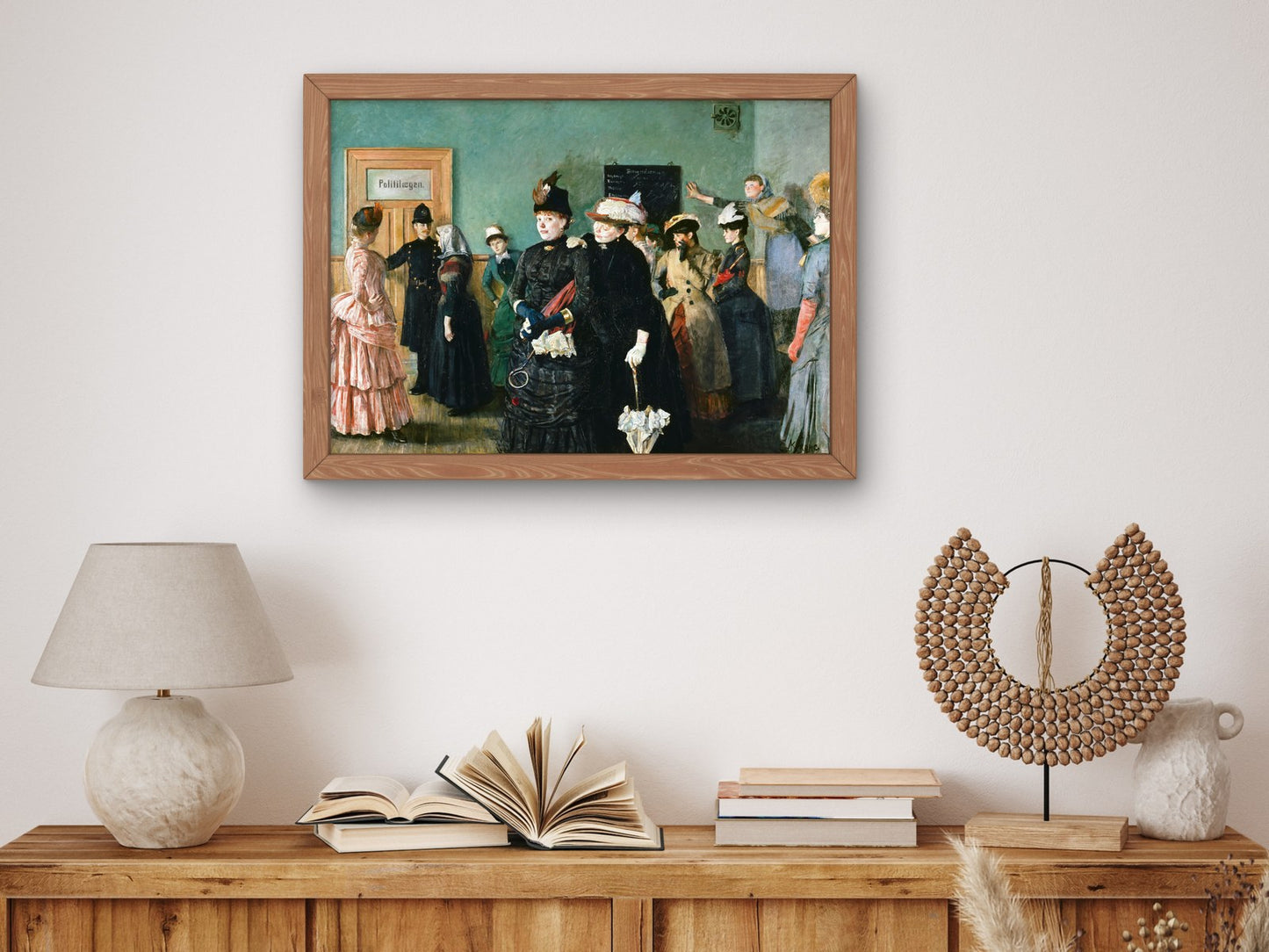 Albertine to see the Police Surgeon by Christian Krohg 1885, Wall Art Print, Fine Art Reproduction, Museum Quality Decor, Poster