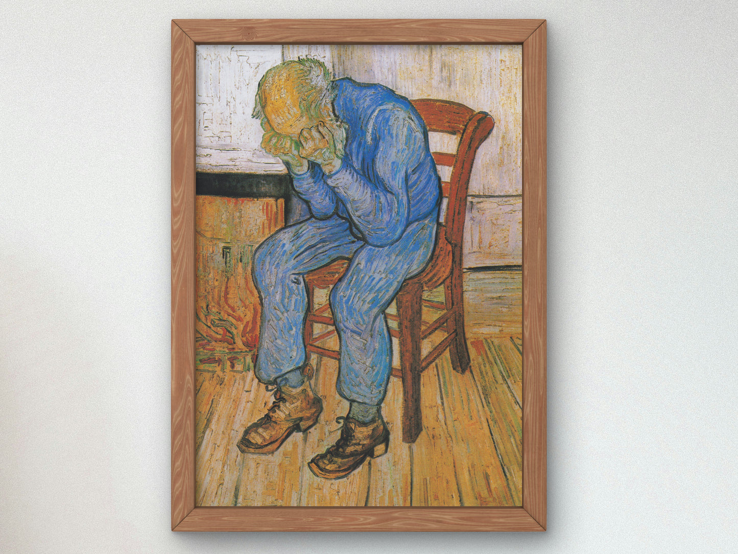 At Eternity's Gate by Vincent van Gogh 1890, Wall Art Print, Fine Art Reproduction, Museum Quality Decor, Poster