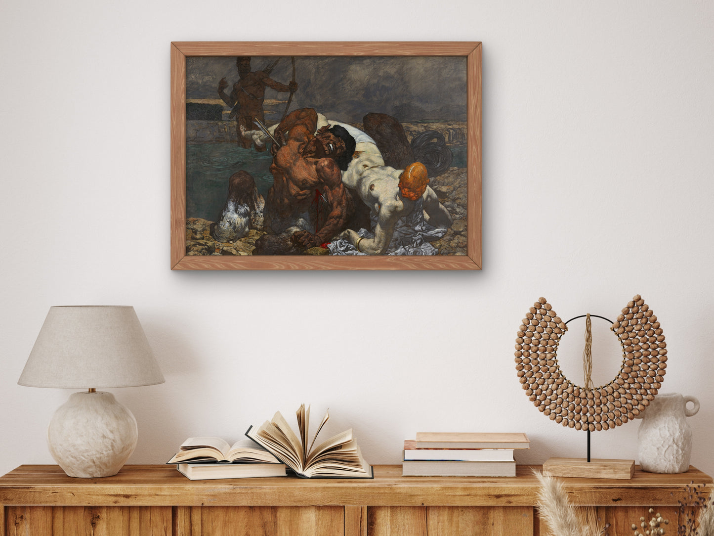 Nessus by Alexander Rothaug 1930, Wall Art Print, Fine Art Reproduction, Museum Quality Decor, Poster