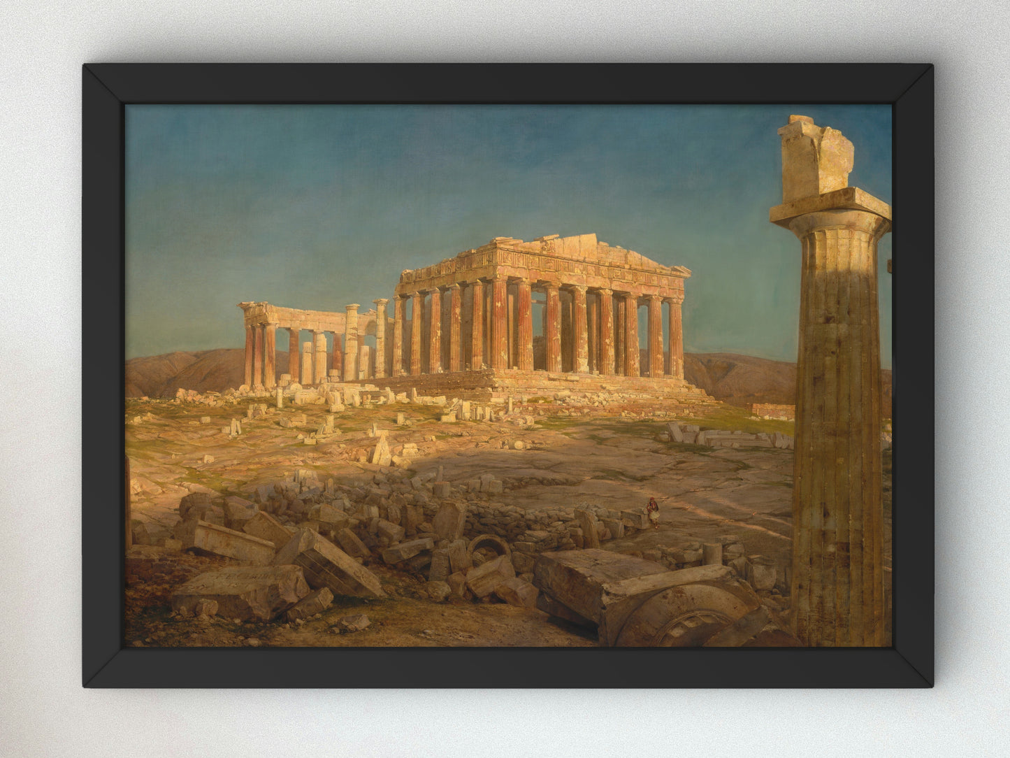 The Parthenon by Frederic Edwin Church 1871, Wall Art Print, Fine Art Reproduction, Museum Quality Decor, Poster