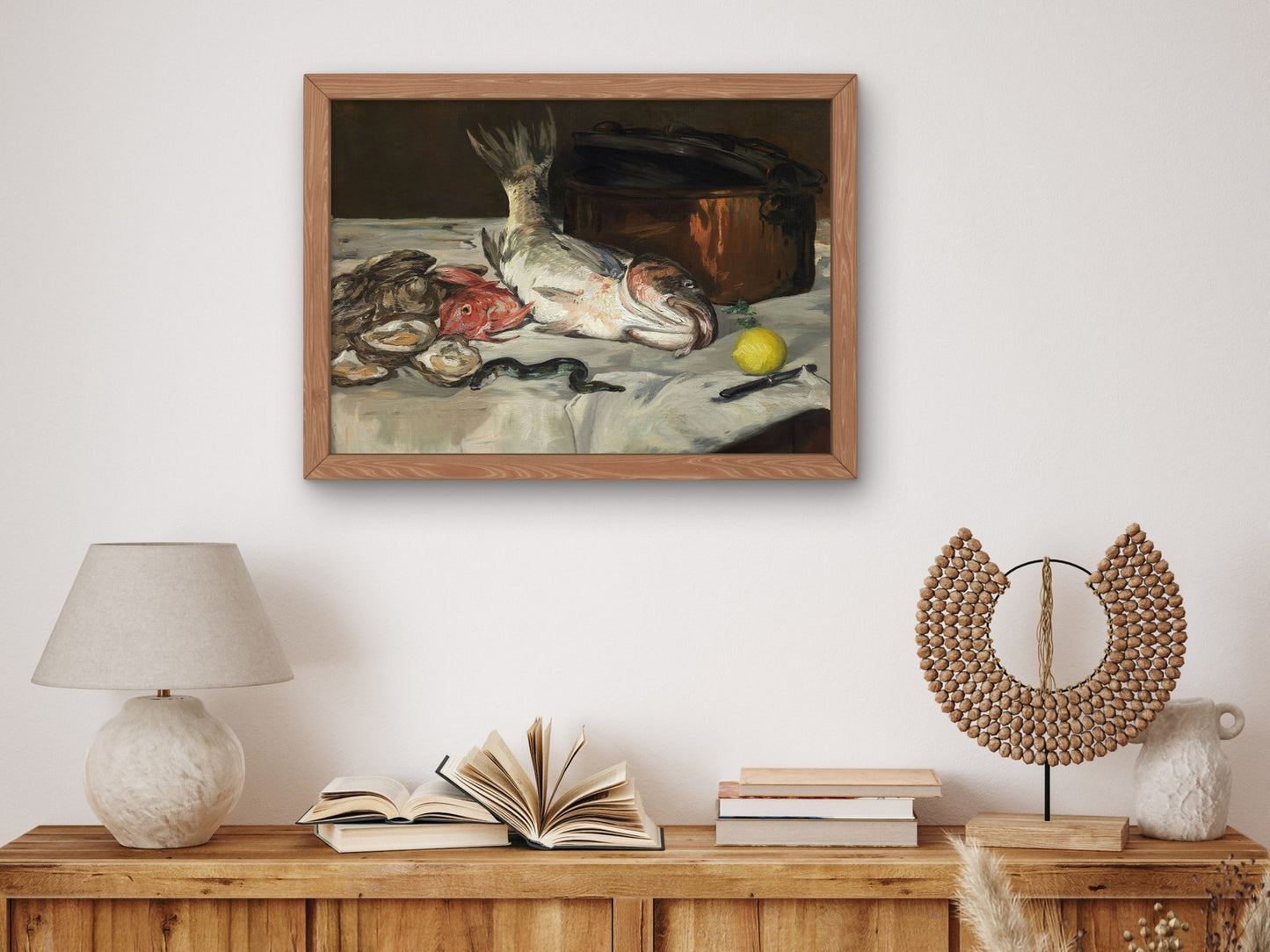 Still Life with Fish by Édouard Manet 1864, Wall Art Print, Fine Art Reproduction, Museum Quality Decor, Poster