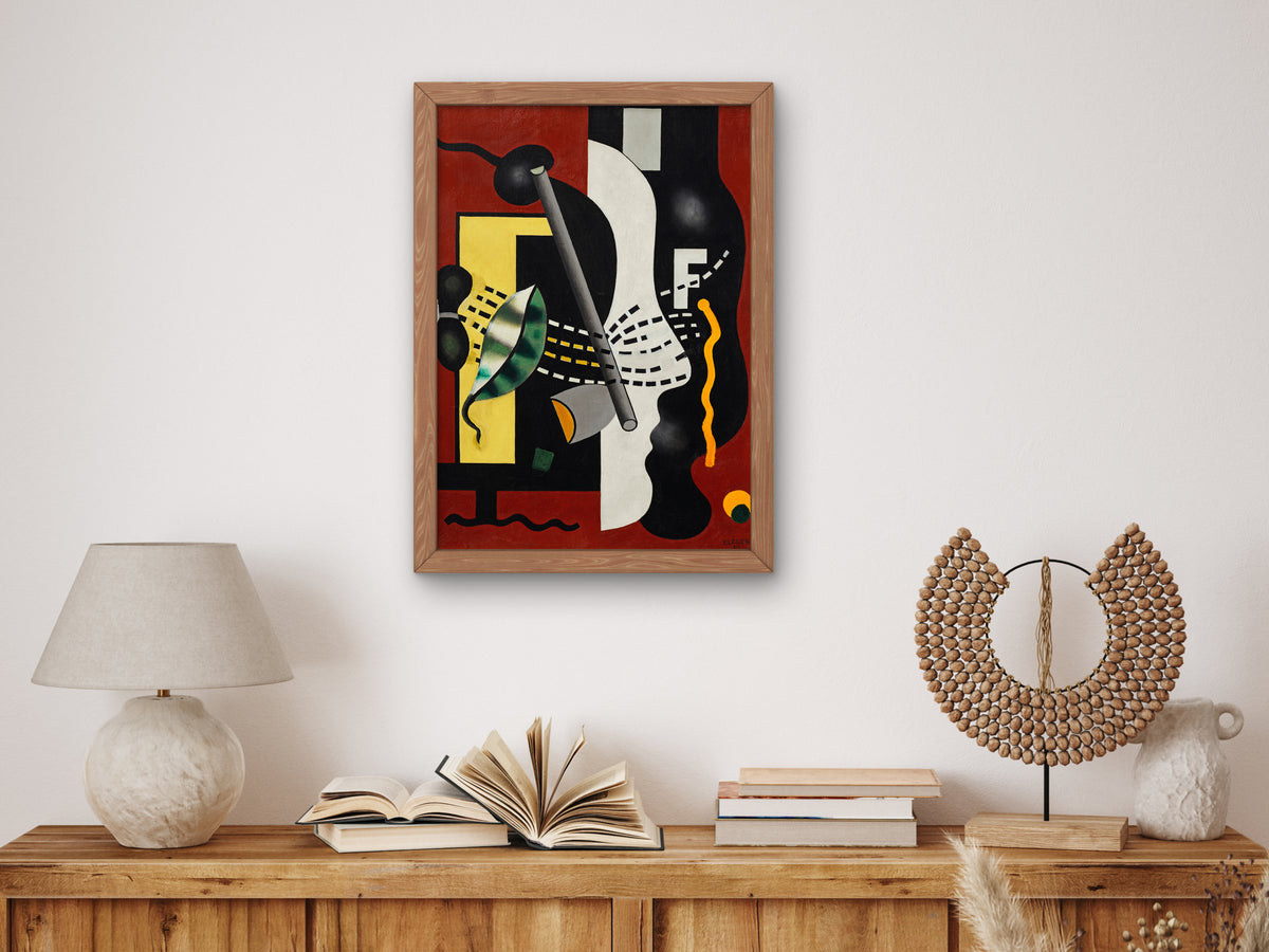 Still Life by Fernand Léger 1930, Wall Art Print, Fine Art Reproduction, Museum Quality Decor, Poster