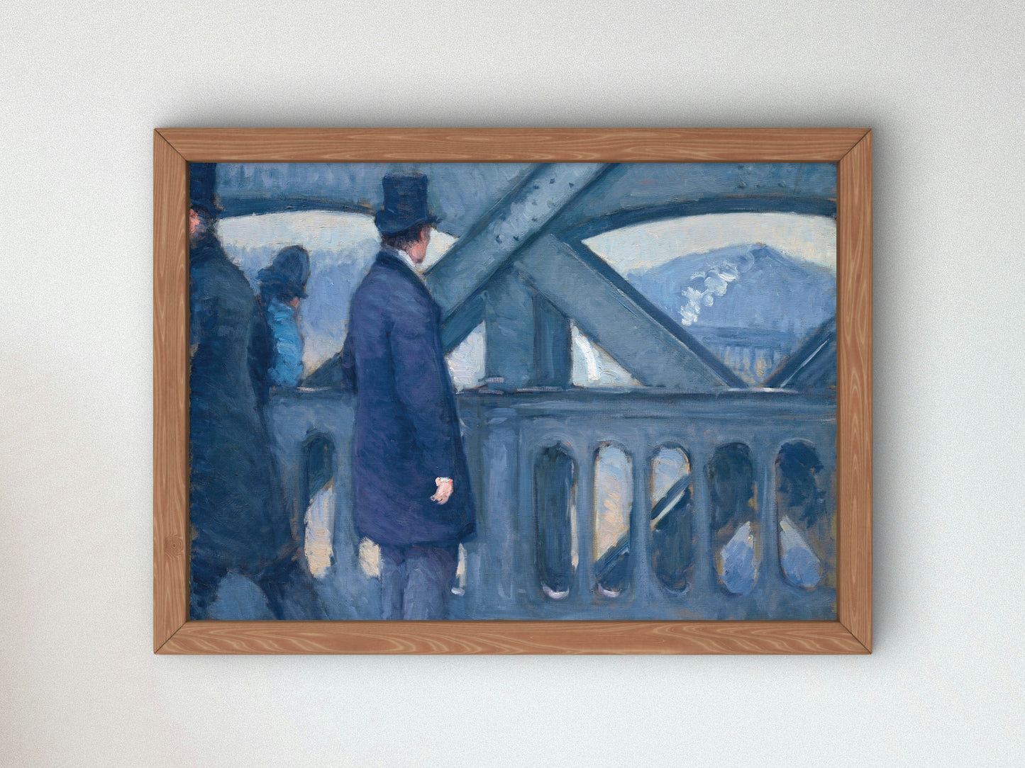 Pont de l'Europe by Gustave Caillebotte 1876, Wall Art Print, Fine Art Reproduction, Museum Quality Decor, Poster