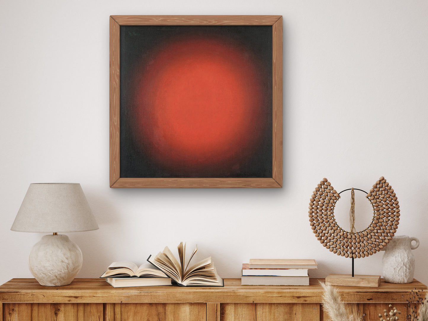 Red Light Spherical Construction by Ivan Klyun 1923, Wall Art Print, Fine Art Reproduction, Museum Quality Decor, Poster