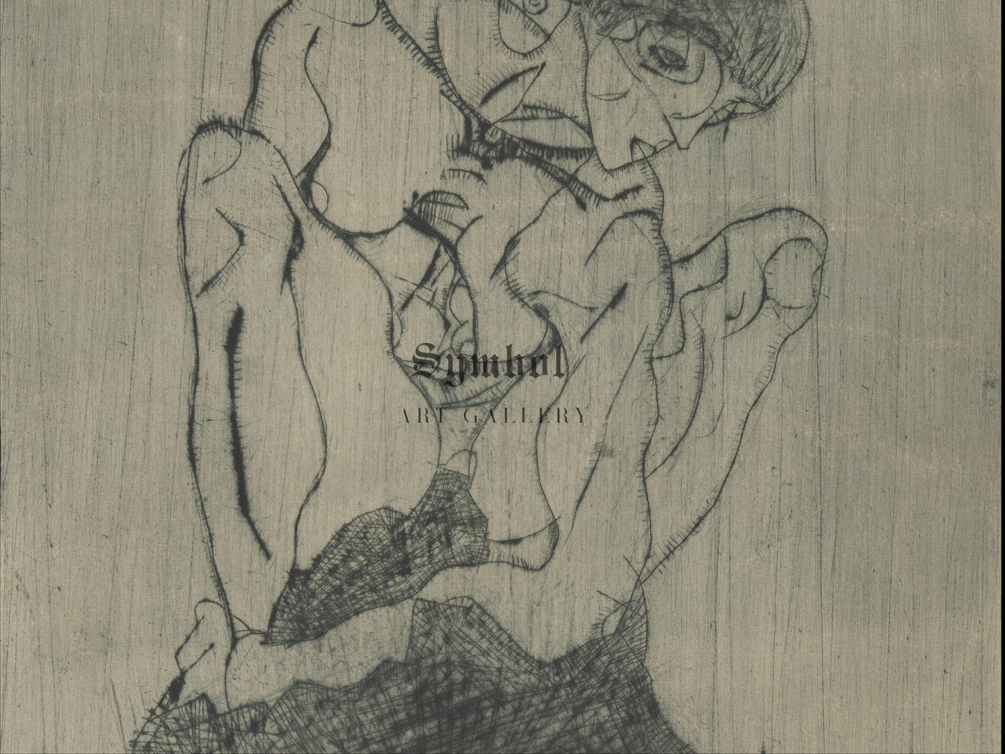 Sorrow by Egon Schiele 1914, Wall Art Print, Fine Art Reproduction, Museum Quality Decor, Poster