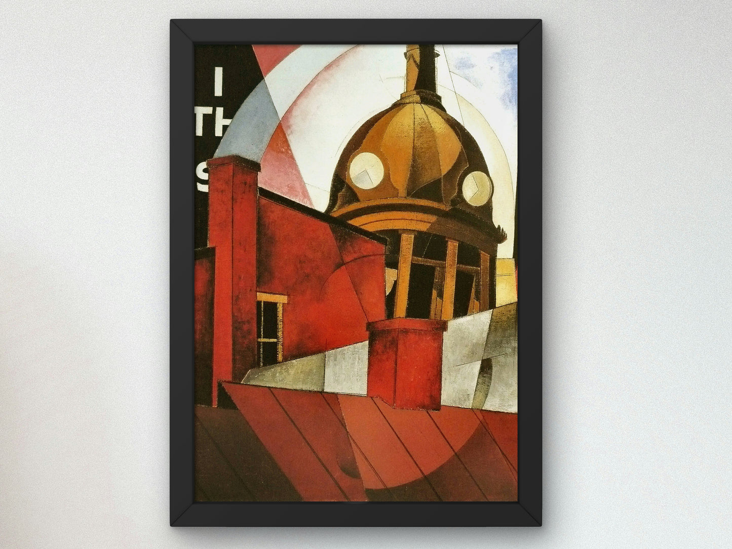 Welcome to Our City by Charles Demuth 1921, Wall Art Print, Fine Art Reproduction, Museum Quality Decor, Poster
