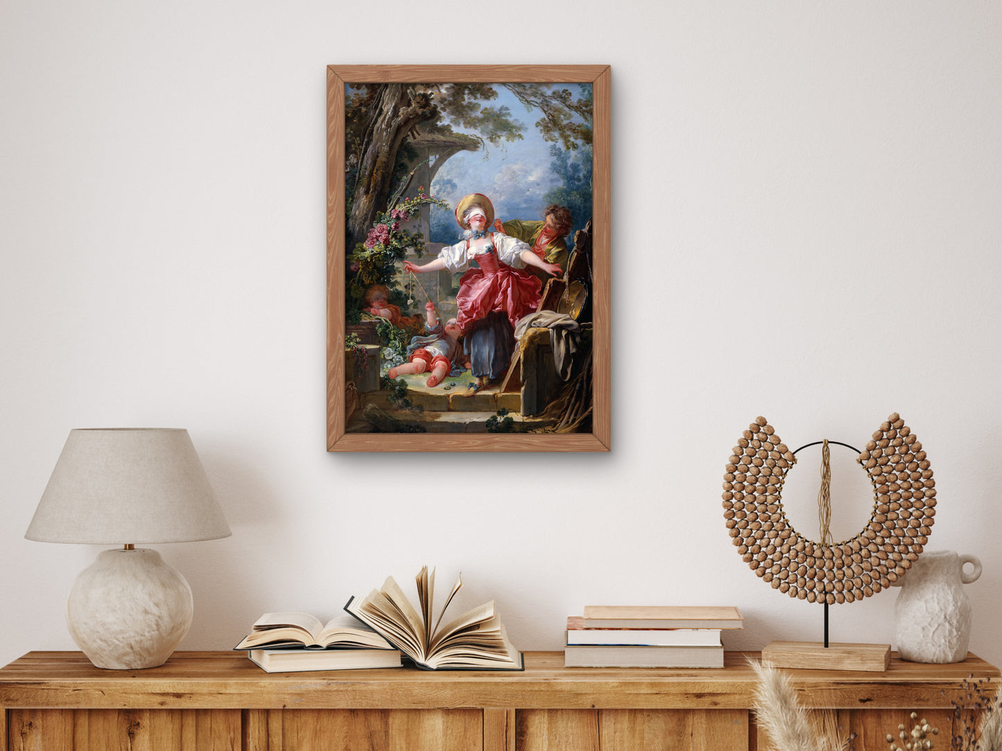 Blind Man's Buff by Jean Honoré Fragonard 1775, Wall Art Print, Fine Art Reproduction, Museum Quality Decor, Poster
