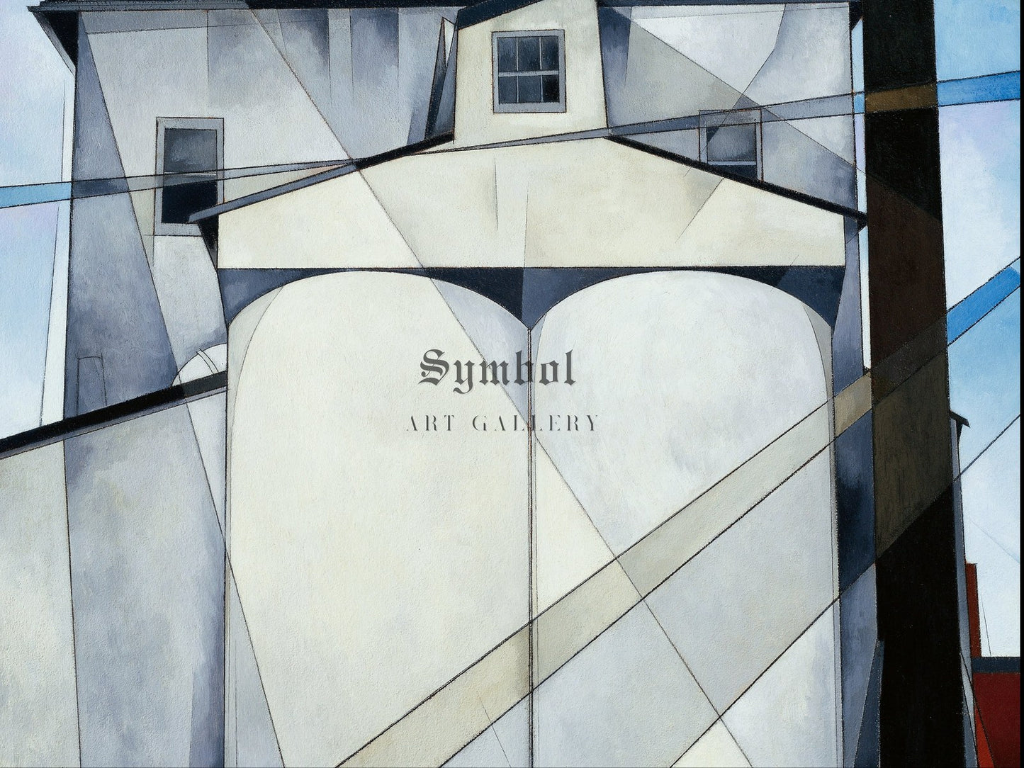 My Egypt by Charles Demuth 1927, Wall Art Print, Fine Art Reproduction, Museum Quality Decor, Poster
