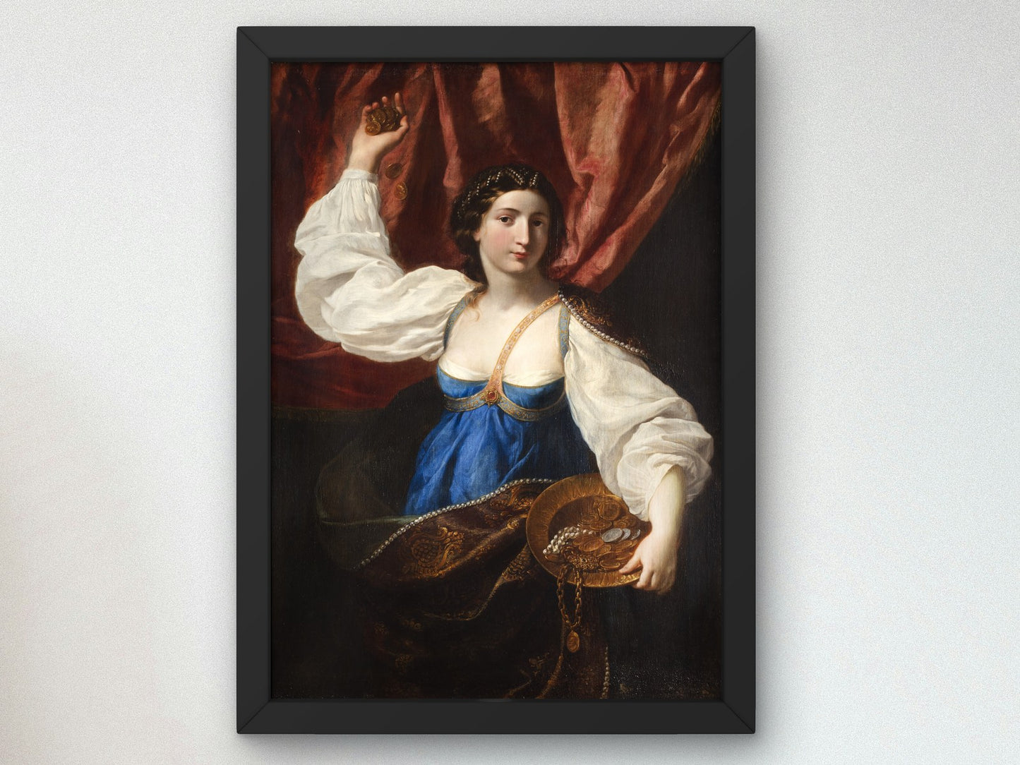 La Liberalité by Elisabetta Sirani 1657, Wall Art Print, Fine Art Reproduction, Museum Quality Decor, Poster