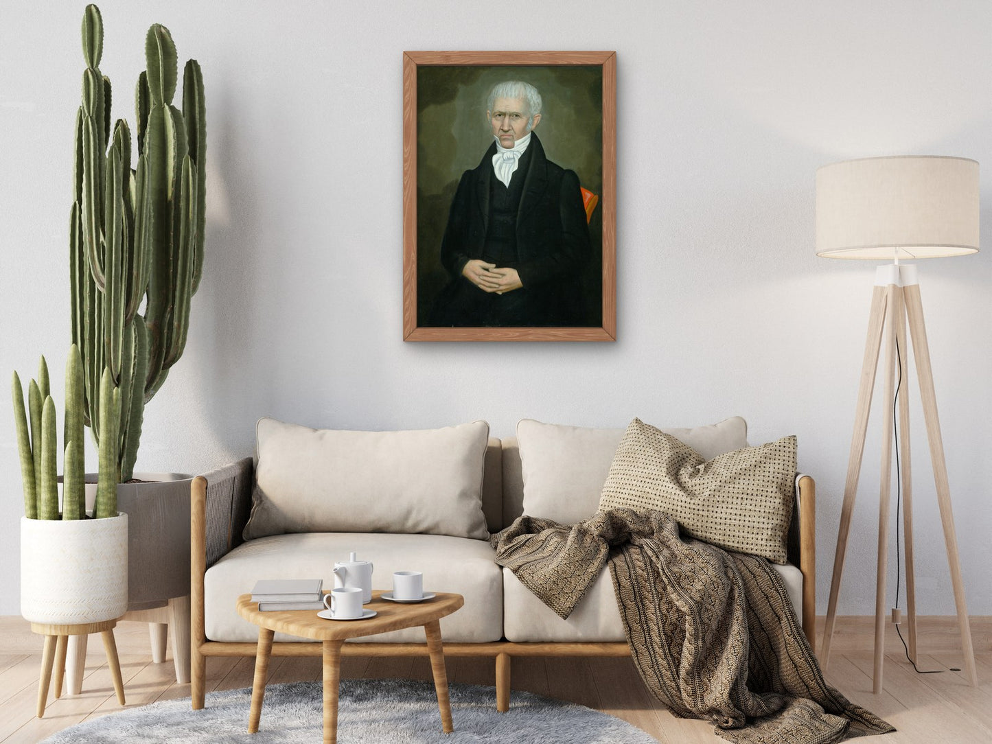 Mr. Pease by Erastus Salisbury Field 1837, Wall Art Print, Fine Art Reproduction, Museum Quality Decor, Poster