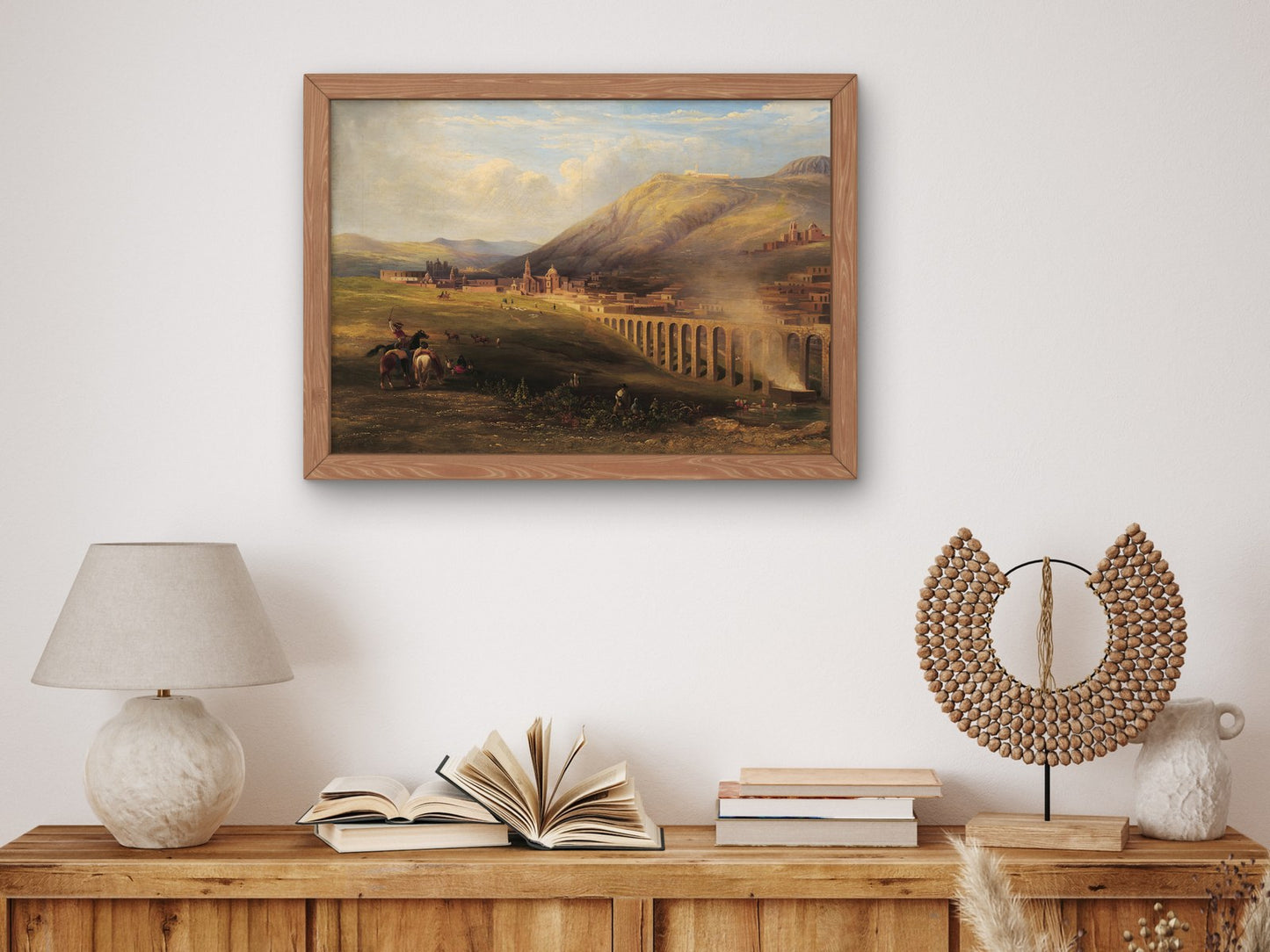 Vista de Zacatecas by Daniel Thomas Egerton 1832, Wall Art Print, Fine Art Reproduction, Museum Quality Decor, Poster