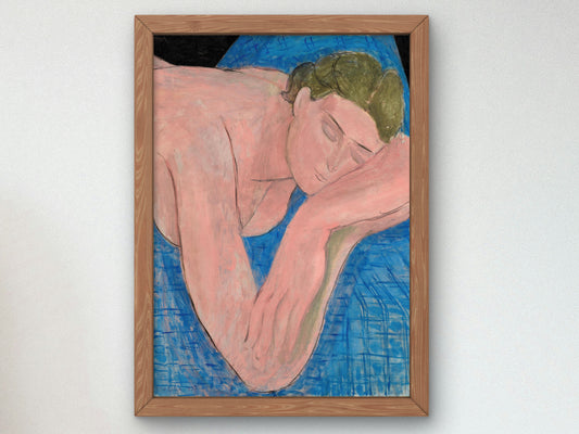 The Dream by Henri Matisse 1935, Wall Art Print, Fine Art Reproduction, Museum Quality Decor, Poster