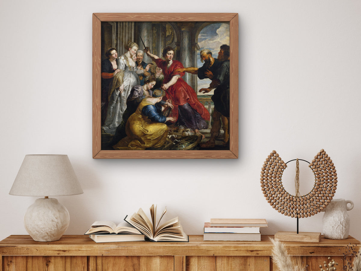 Achilles Discovered by Ulysses and Diomedes by Peter Paul Rubens, Wall Art Print, Fine Art Reproduction, Museum Quality Decor, Poster