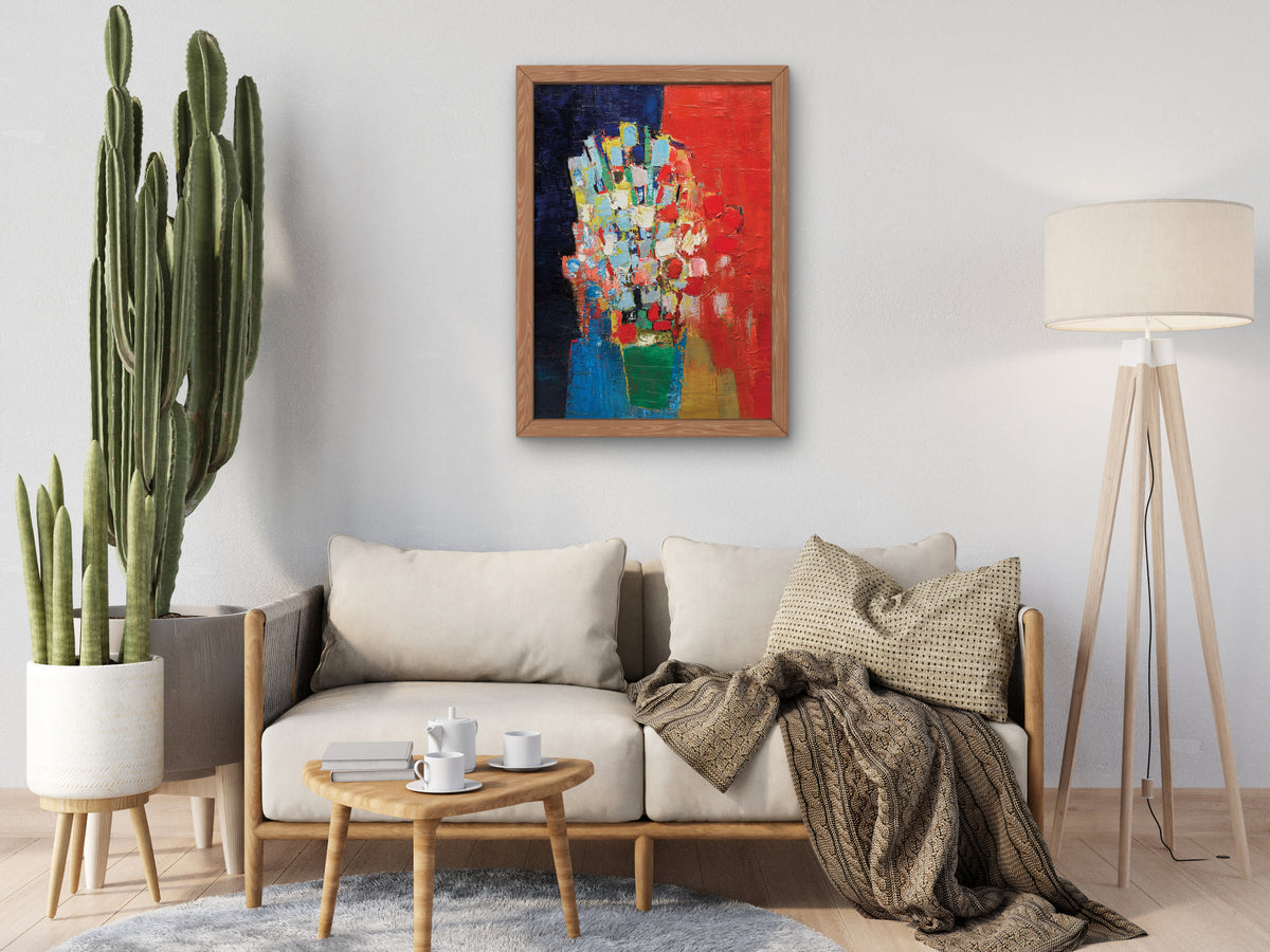 Fleurs by Nicolas de Staël 1952, Wall Art Print, Fine Art Reproduction, Museum Quality Decor, Poster
