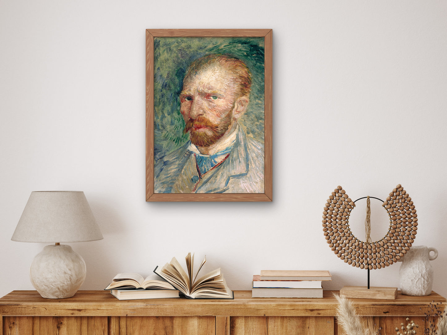 Self Portrait by Vincent van Gogh 1887, Wall Art Print, Fine Art Reproduction, Museum Quality Decor, Poster