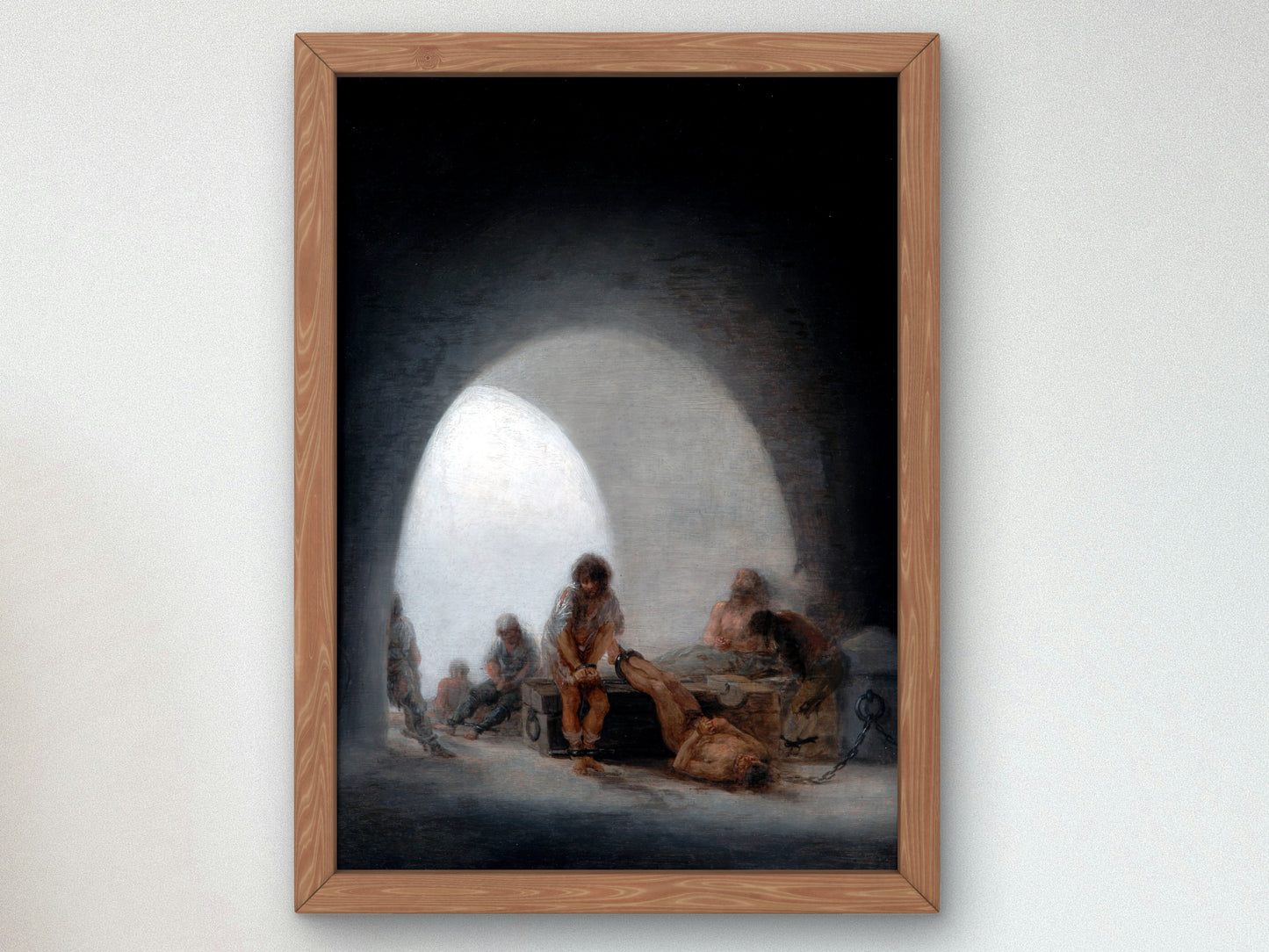 Prison Interior by Francisco de Goya 1793, Wall Art Print, Fine Art Reproduction, Museum Quality Decor, Poster
